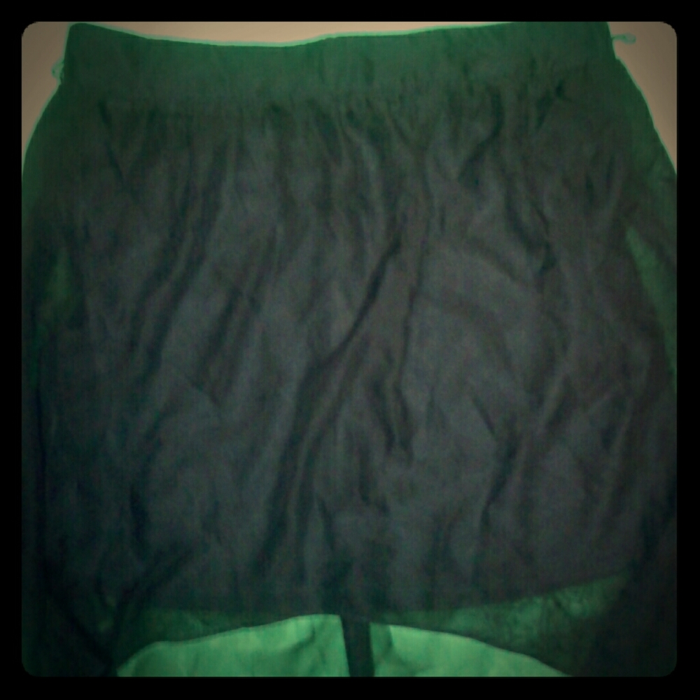 ♡Maurices Sheer Black Skirt♡